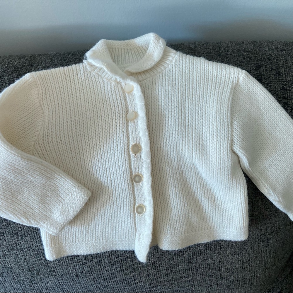 Vintage Baby Winter Cardigan